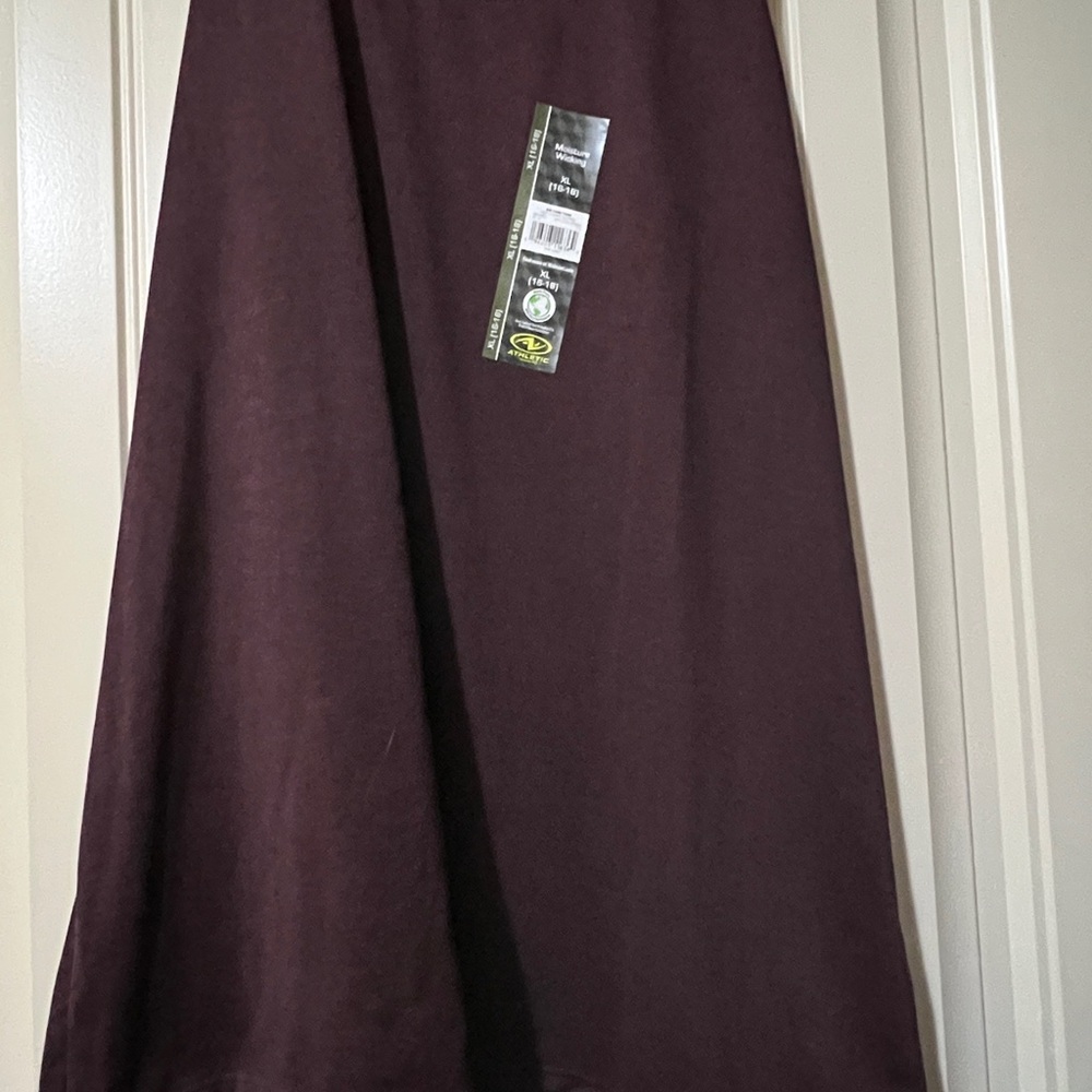Athletic Works Dark Maroon A-Line tanktop